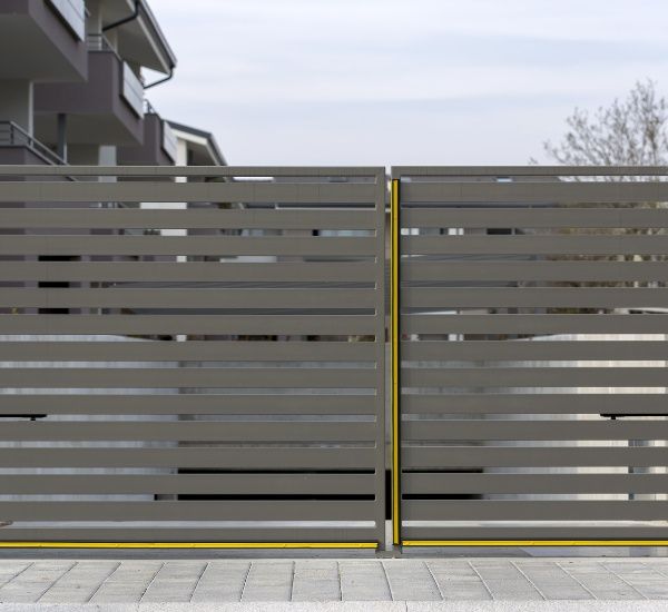 Rusted iron gate repair