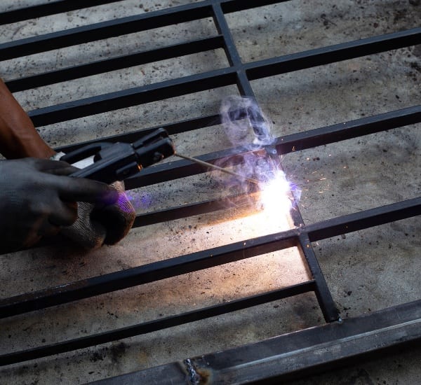Stainless steel gate welding proces