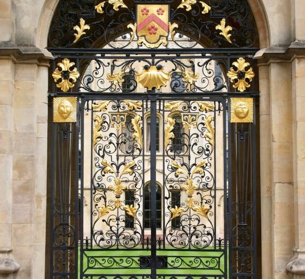 Wrought iron gate repair