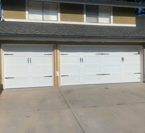 Broken garage door spring replacement