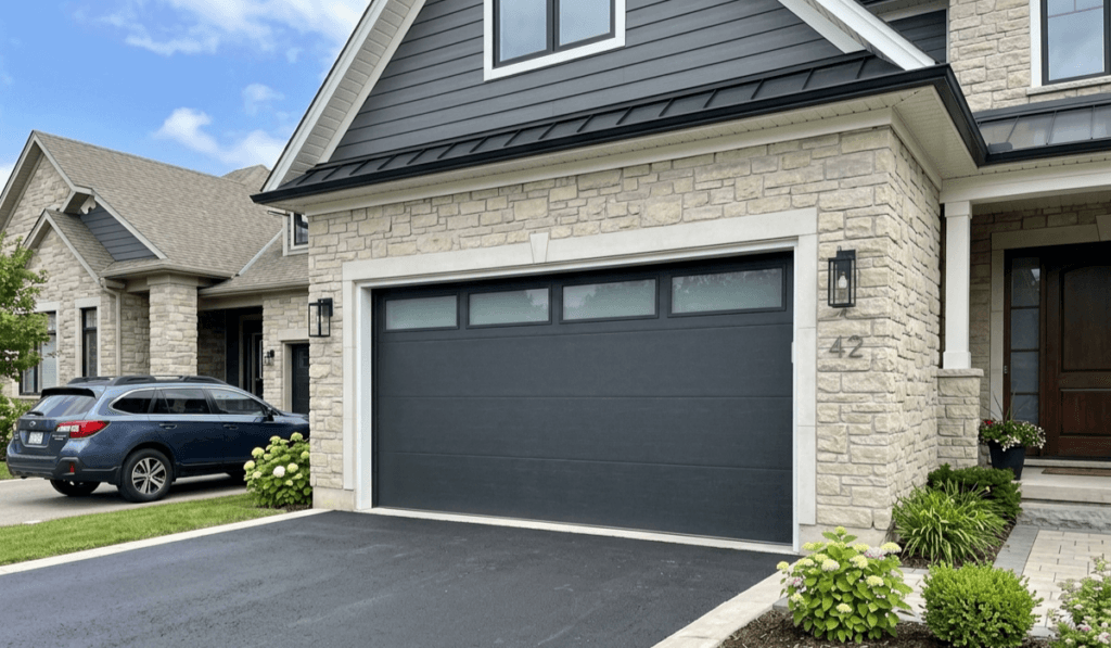 Modern garage door design