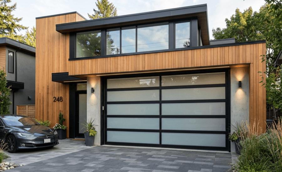 Modern garage door designs