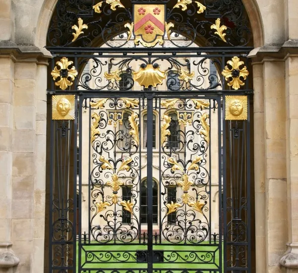 Wrought iron gate repair