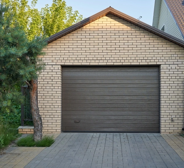 Torsion spring garage door