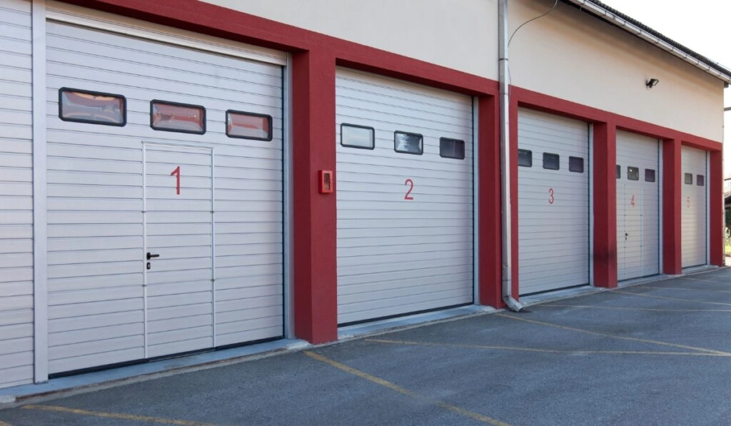 commercial overhead door low headroom solution
